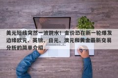 美元短线突然一波跳水！金价恐在新一轮爆发边缘欧元、英镑、日元、澳元和黄金最新交易分析的简单介绍